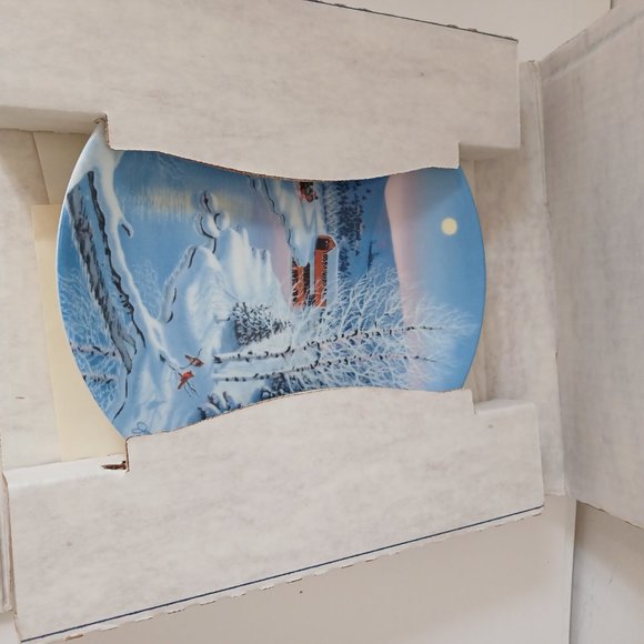 Vintage W.S. George Collector Plate 1991 Jingle Bells The Spirit of Christmas - Picture 11 of 13